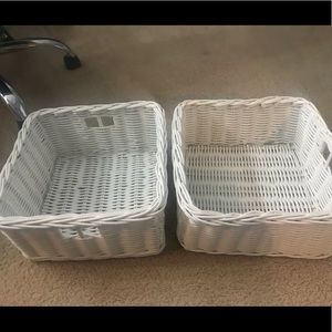 set of two baskets